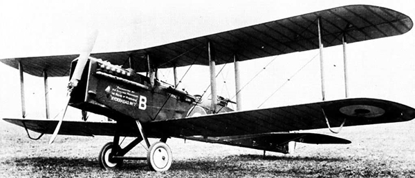 Cockman’s DH9a, 'Hyderabad No 7', F1000, one of the DH9a’s of No 110 Squadron, the first squadron to fly the 'Nine-Ack' in action. Cockman’s DH9a, 'Hyderabad No 7', F1000, one of the DH9a’s of No 110 Squadron, the first squadron to fly the 'Nine-Ack' in action.
