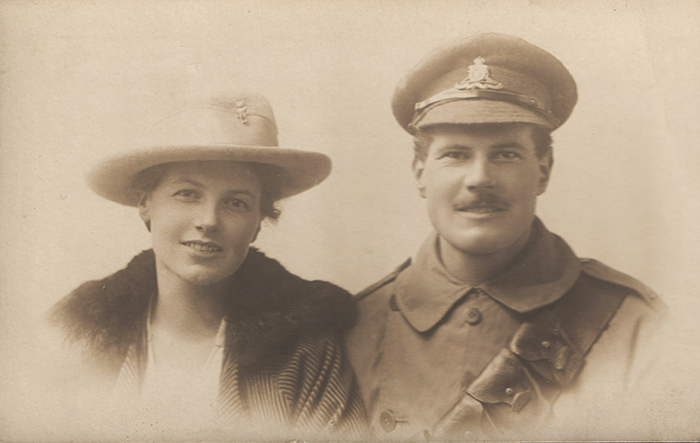 Augusta May Foster (nee Busby) and her brother Norman George Busby, December 1917 - Photo: courtesy Ben Levick Augusta May Foster (nee Busby) and her brother Norman George Busby, December 1917 - Photo: courtesy Ben Levick