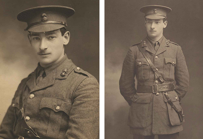 Two photos of Lieutenant Ronald Hermann ACKERLEY (1910) - Photos: courtesy William Nimmo Smith, Ackerley’s great-nephew Two photos of Lieutenant Ronald Hermann ACKERLEY (1910) - Photos: courtesy William Nimmo Smith, Ackerley’s great-nephew