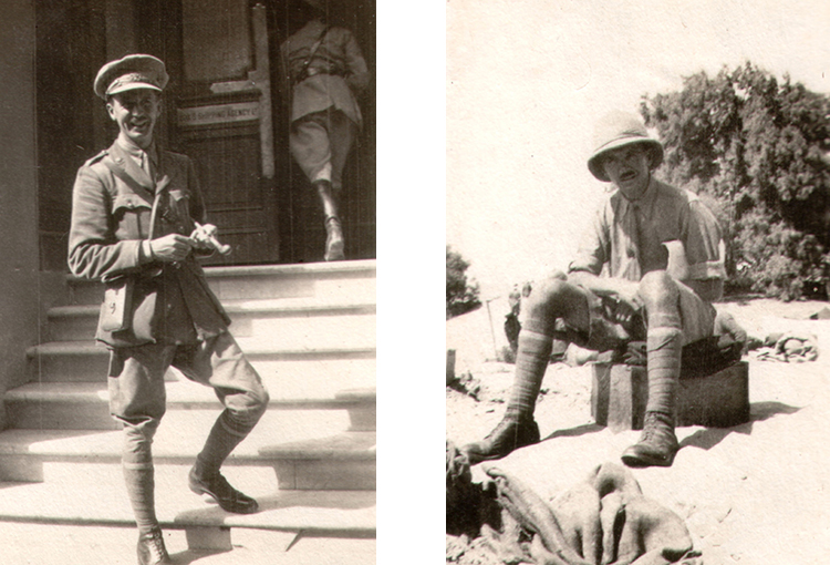 Two photos of Second Lieutenant Ralph Thomas BODDINGTON (1902) in military uniform - Photos: courtesy Tim Boddington - www.boddington-family.org.uk Two photos of Second Lieutenant Ralph Thomas BODDINGTON (1902) in military uniform - Photos: courtesy Tim Boddington - www.boddington-family.org.uk