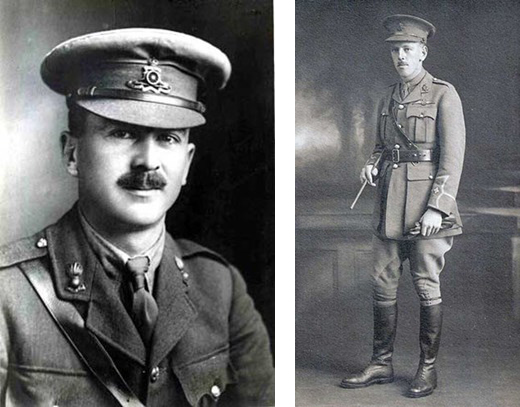 Two photos of Second Lieutenant Sydney BURDEKIN (1904) - Photos: © Western Front Association/Stephen Cooper 2012 Two photos of Second Lieutenant Sydney BURDEKIN (1904) - Photos: © Western Front Association/Stephen Cooper 2012