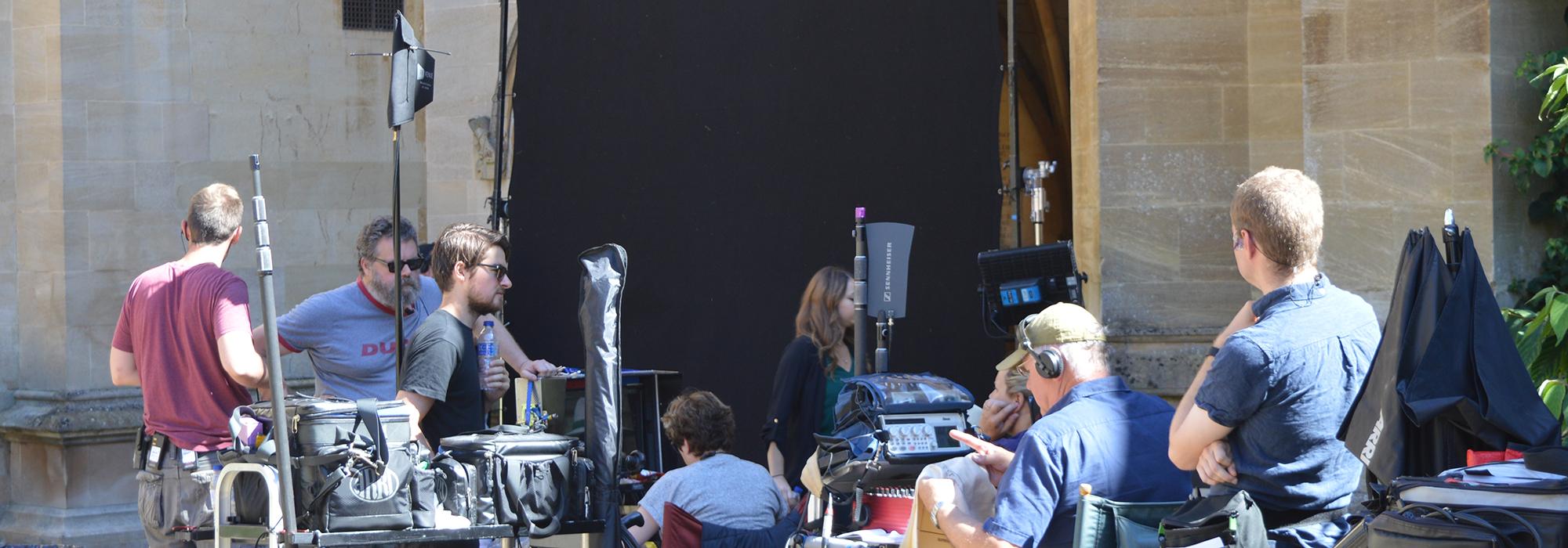 Filming at Merton, August 2016 Filming at Merton, August 2016