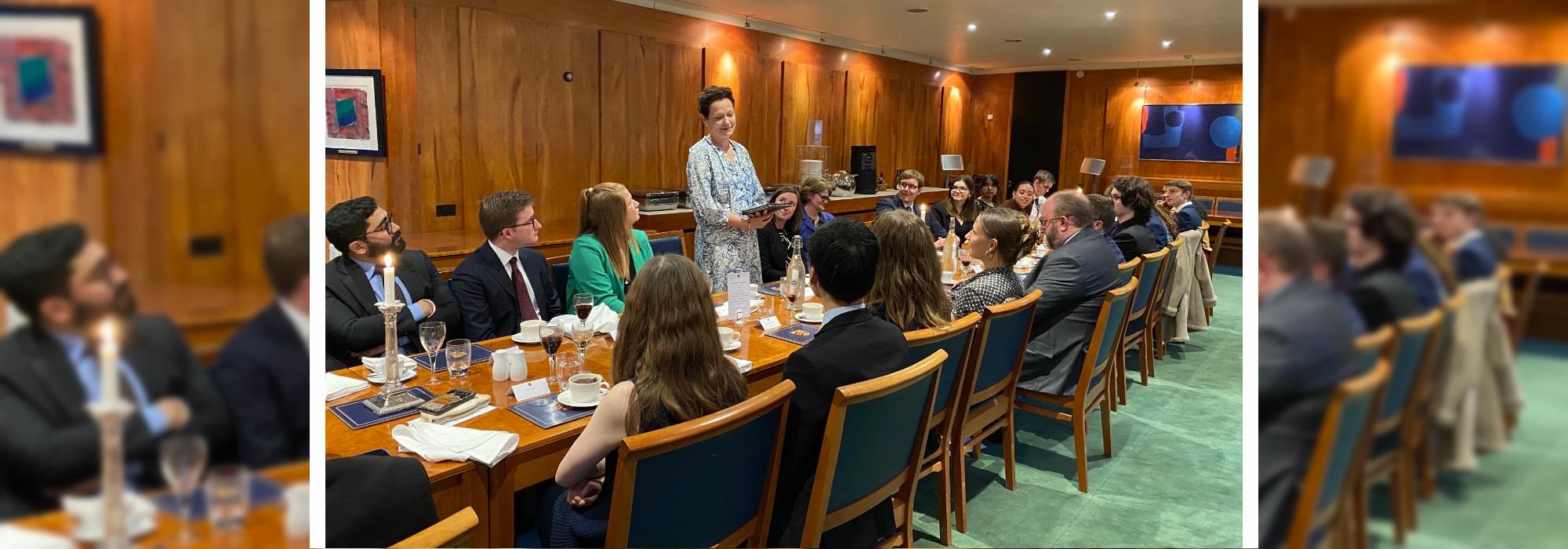 The Rt Hon Dame Philippa Whipple addresses the Halsbury Society The Rt Hon Dame Philippa Whipple addresses the Halsbury Society