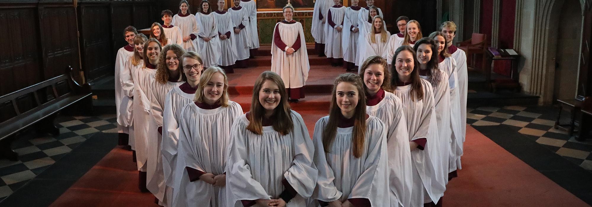 The Choir of Merton College, Oxford, in 2018 - Photo: © KT Bruce www.ktbrucephotography.com The Choir of Merton College, Oxford, in 2018 - Photo: © KT Bruce www.ktbrucephotography.com