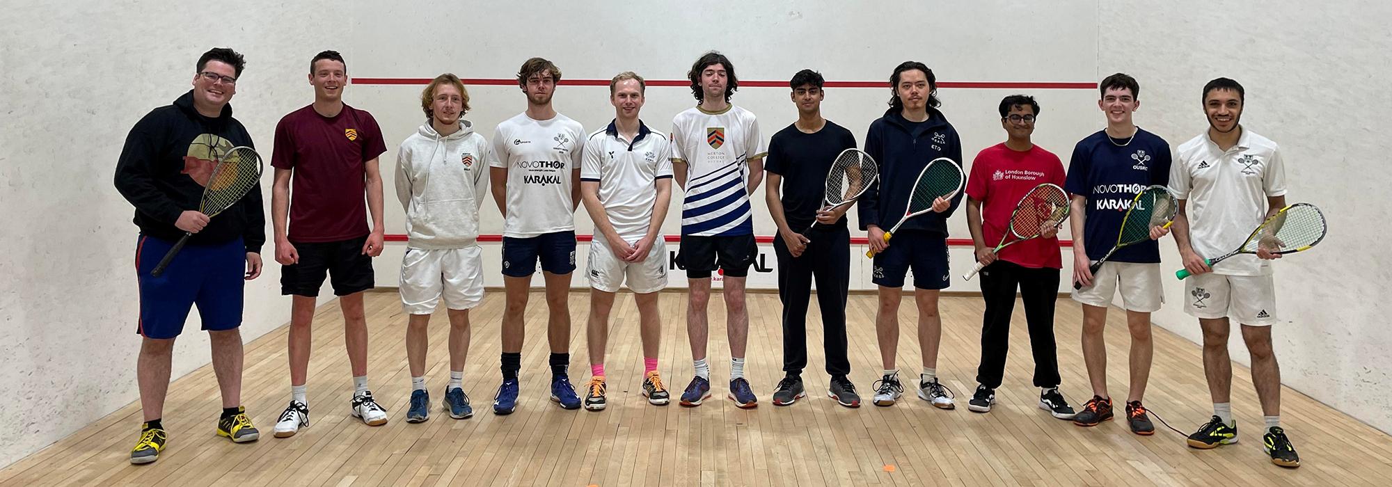 The 2021/22 Squash team The 2021/22 Squash team