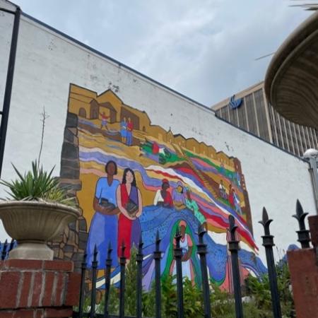 Painted wall in the Martin Luther King district in Atlanta - Photo: ©Joe Clarke