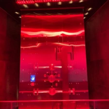 The red vault supposedly containing the secret formula for Coca Cola - Photo: ©Joe Clarke